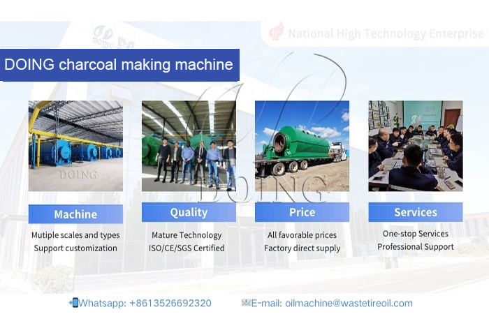 rice husk charcoal making machine manufacturer