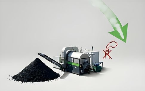 How Biochar Production Machine Reduces High-GWP Greenhouse Gas Emissions?