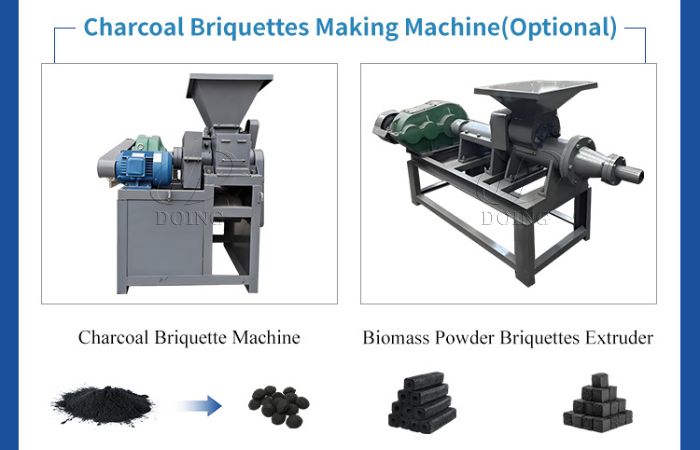 charcoal cubes making machine
