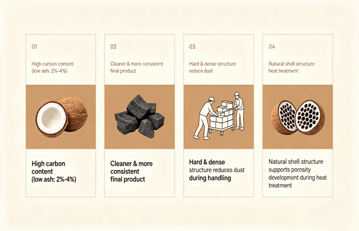 coconut shell charcoal production equipment