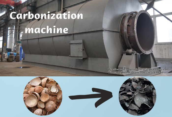 coconut shell carbonization equipment