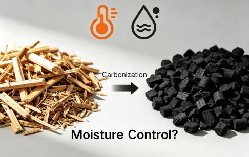 What Are The Moisture Control Requirements For Biomass Carbonization?