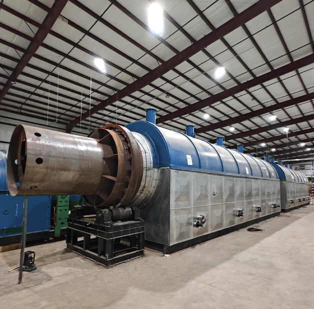 Horizontal Biocoal Pyrolysis Equipment in Indonesia