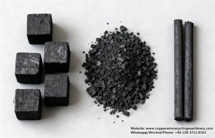 فحم الكوك بأشكال مختلفة