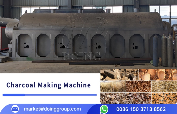 biomass pyrolysis carbonization machine