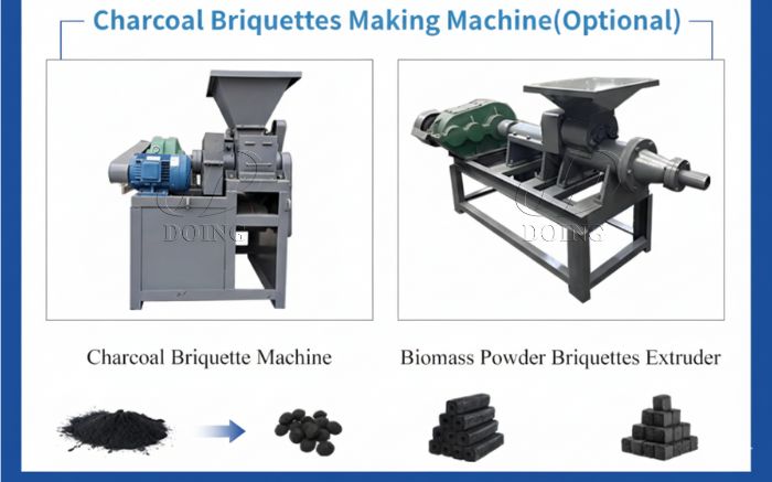 charcoal briquettes making machine