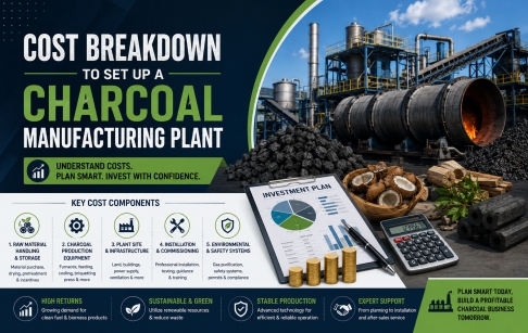 Cost Breakdown to Set Up a Charcoal Manufacturing Plant