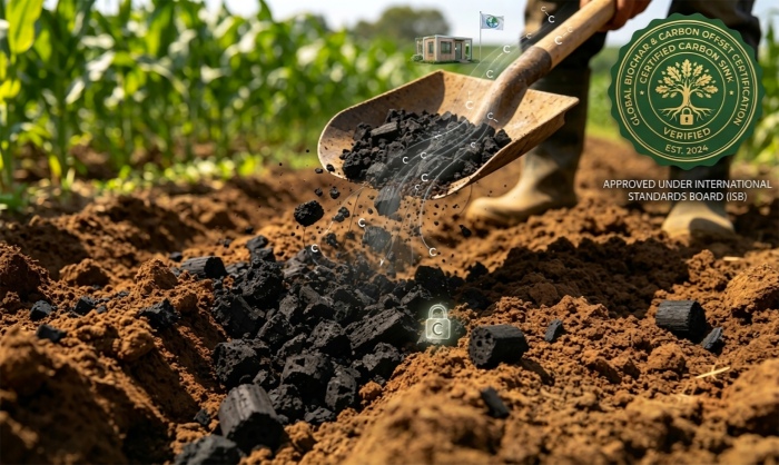 biochar carbon sink project