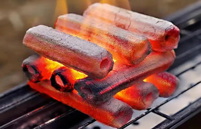 BBQ charcoal making machine
