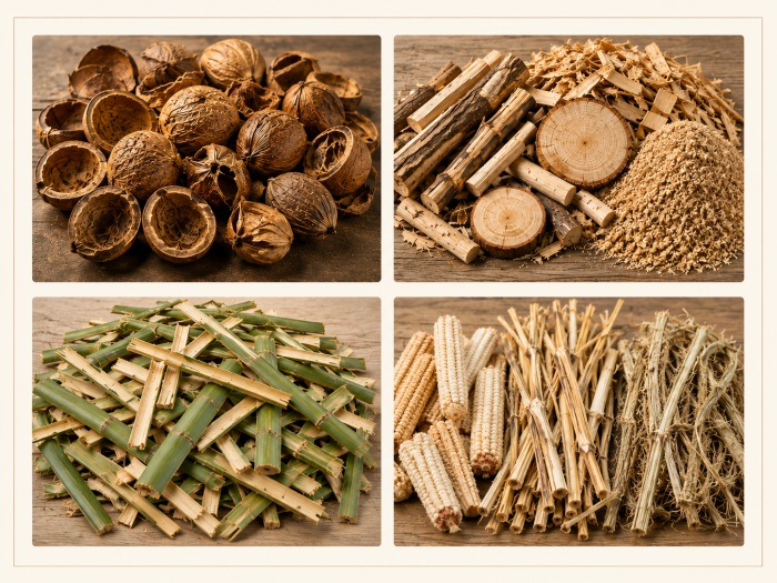 biomass feedstock for biochar