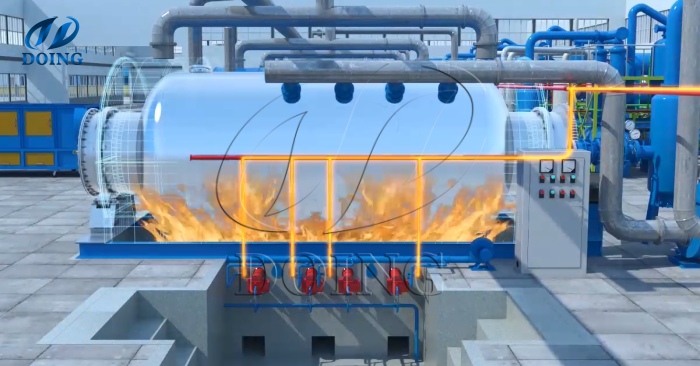biochar pyrolysis carbonization machine