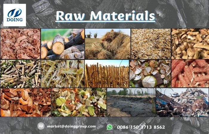biomass charcoal making machine
