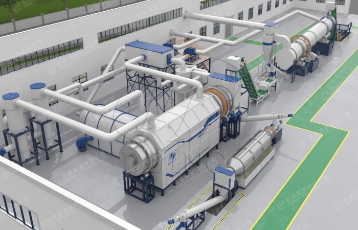 DOING ECO continuous biochar pyrolysis equipment