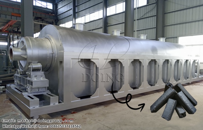 DOING ECO continuous carbonization furnace for palm kernel shells
