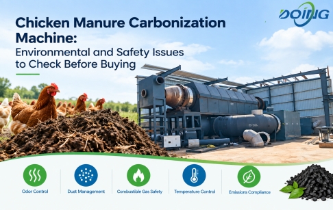 Chicken Manure Carbonization Machine: Environmental and Safety Issues to Check Before Buying