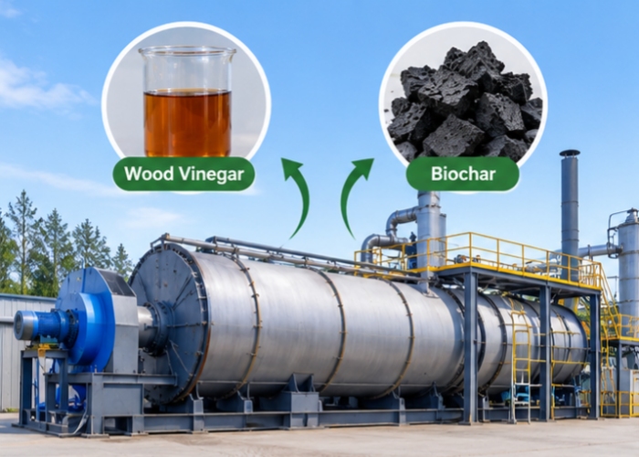 biochar production carbonization machine