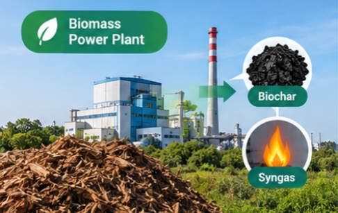 What Pyrolysis System Is Suitable for a Biomass Power Plant Producing Biochar and Syngas?